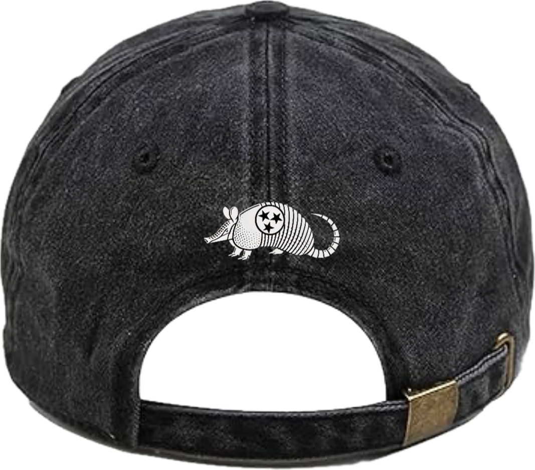 Black TBDM tribute embroidered dad hat (Pre-Sale)