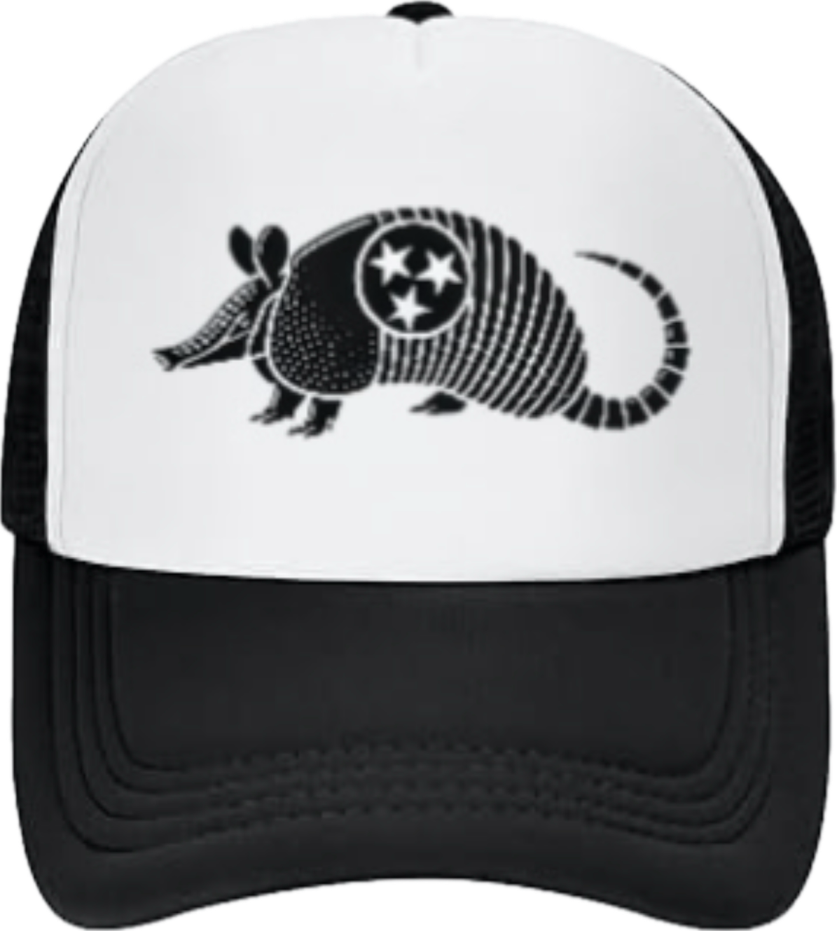 Black Trucker cap (ALL HATS MADE TO ORDER)